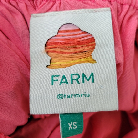 Farm Rio Strapless Striped Dress Viscose Size XS - Picture 7 of 9